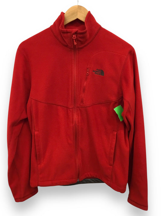 Athletic Jacket By North Face In Red, Size: S