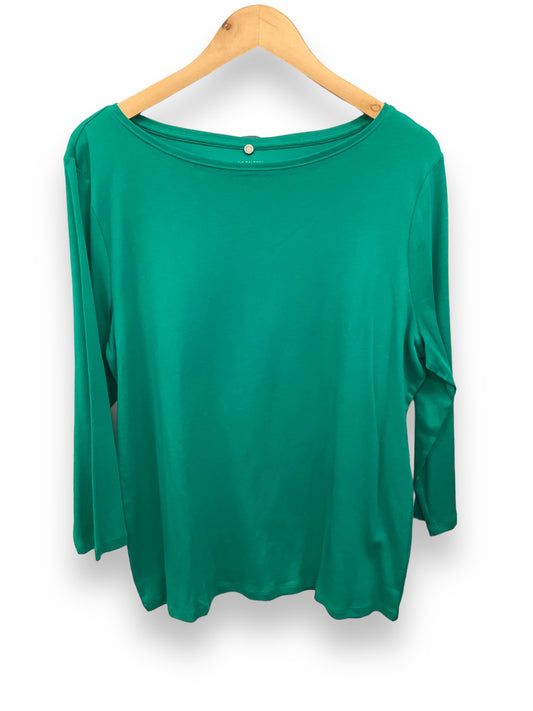 Top Long Sleeve Basic By Talbots  Size: Xl