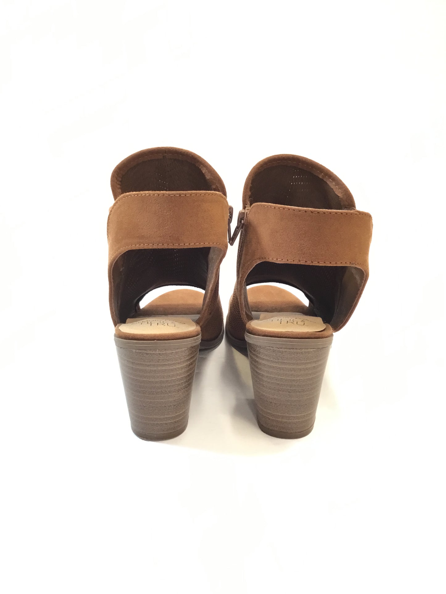 Sandals Heels Block By Time And Tru  Size: 7.5