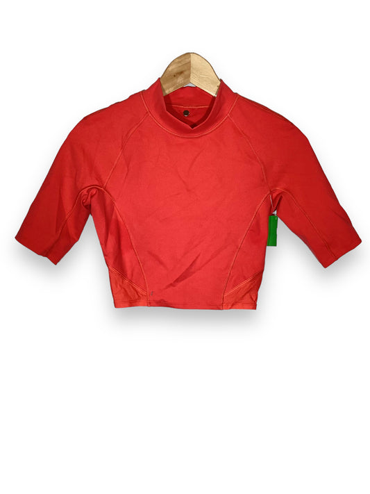 Athletic Top Short Sleeve By Lululemon  Size: 2