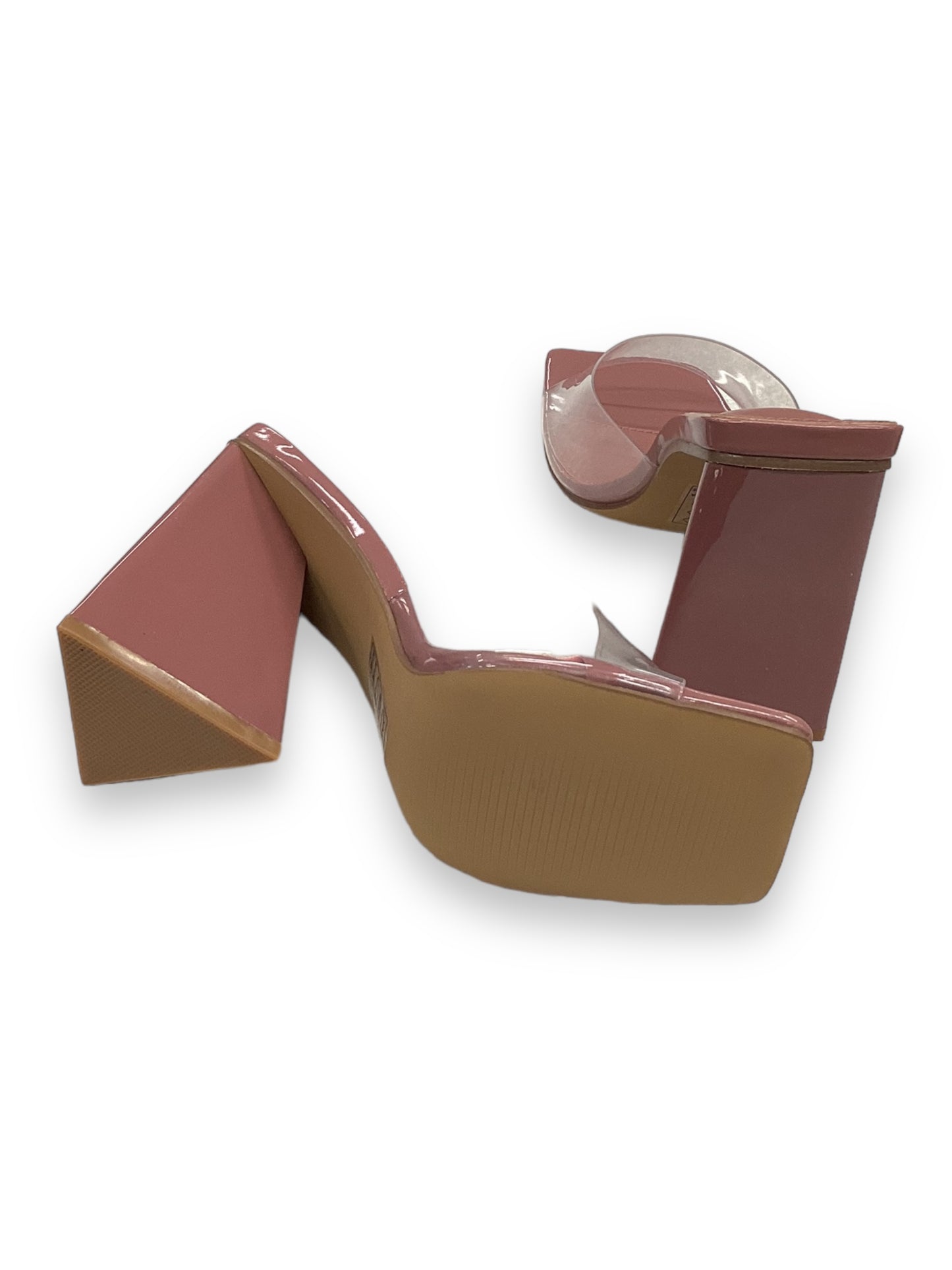 Sandals Heels Block By Qupid  Size: 8