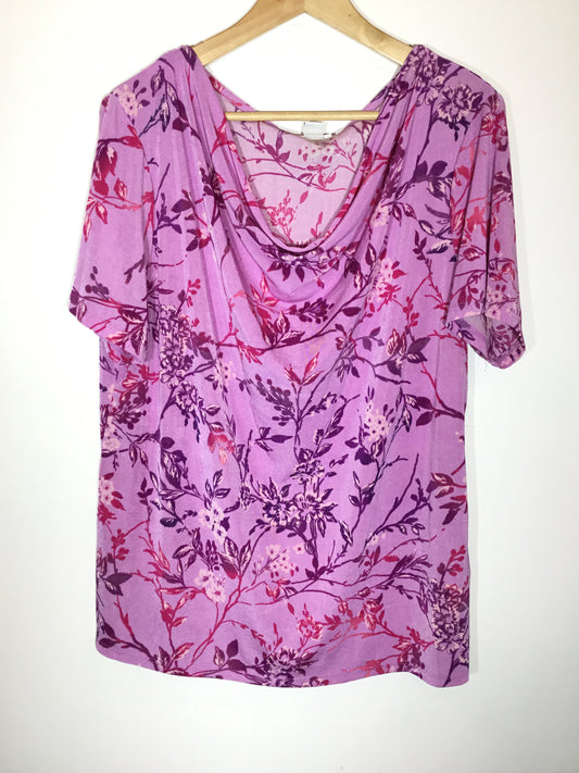 Top Short Sleeve By Jaclyn Smith  Size: Xxl