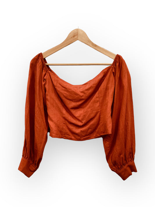 Top Long Sleeve Basic By Shein  Size: L