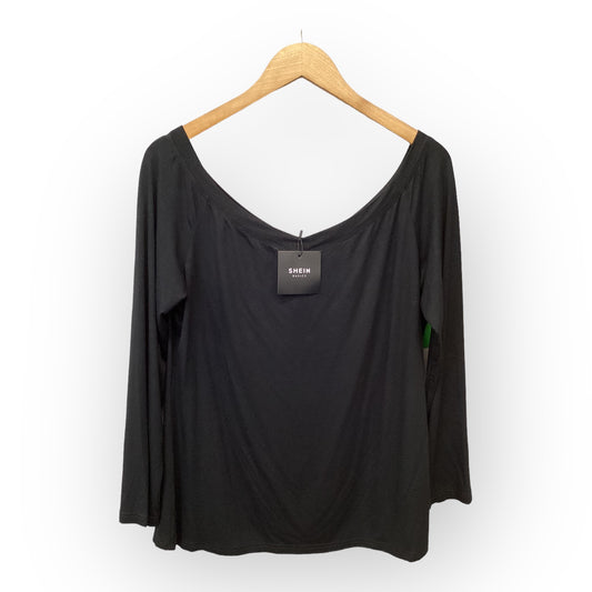 Top Long Sleeve Basic By Shein  Size: Xxl