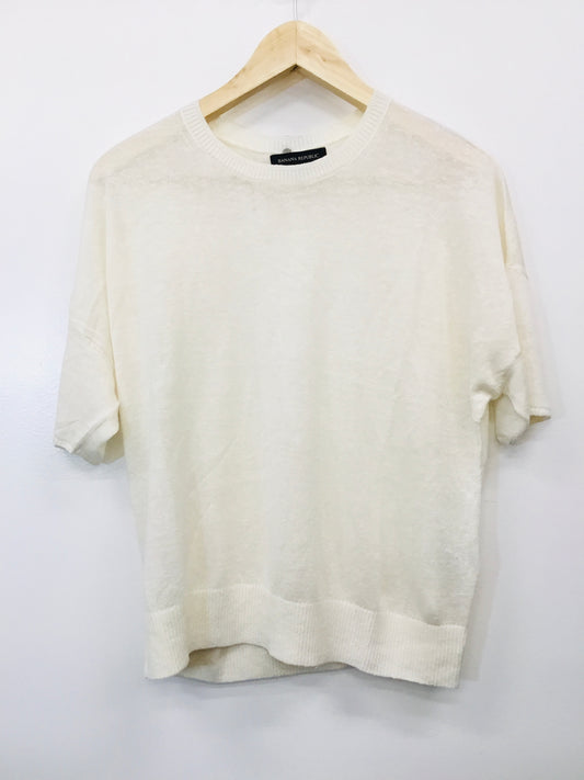 NWT Top Short Sleeve By Banana Republic  Size: M