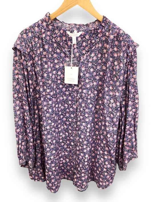 Top Long Sleeve By Lc Lauren Conrad  Size: 4x